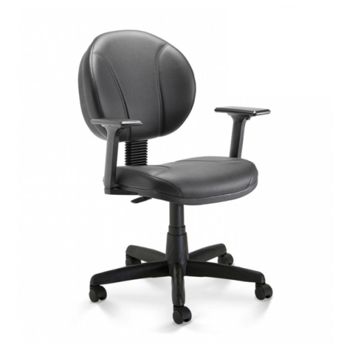 Cadeira de Escritório Executiva PLUS COSTURADA c/ Braços Reguláveis - 32980