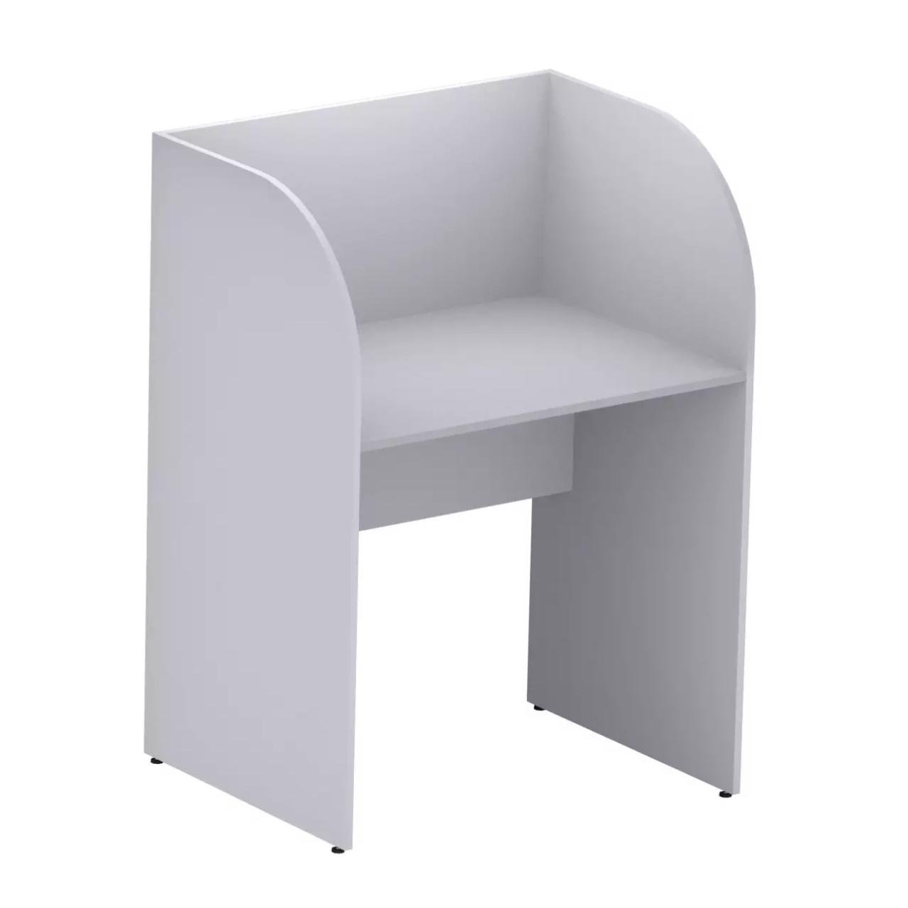 Baia Inicial FECHADA para Atendimento 1,20×0,80×0,60m c/ FUNDOCINZA/CINZA – 24012 - Imagem 4