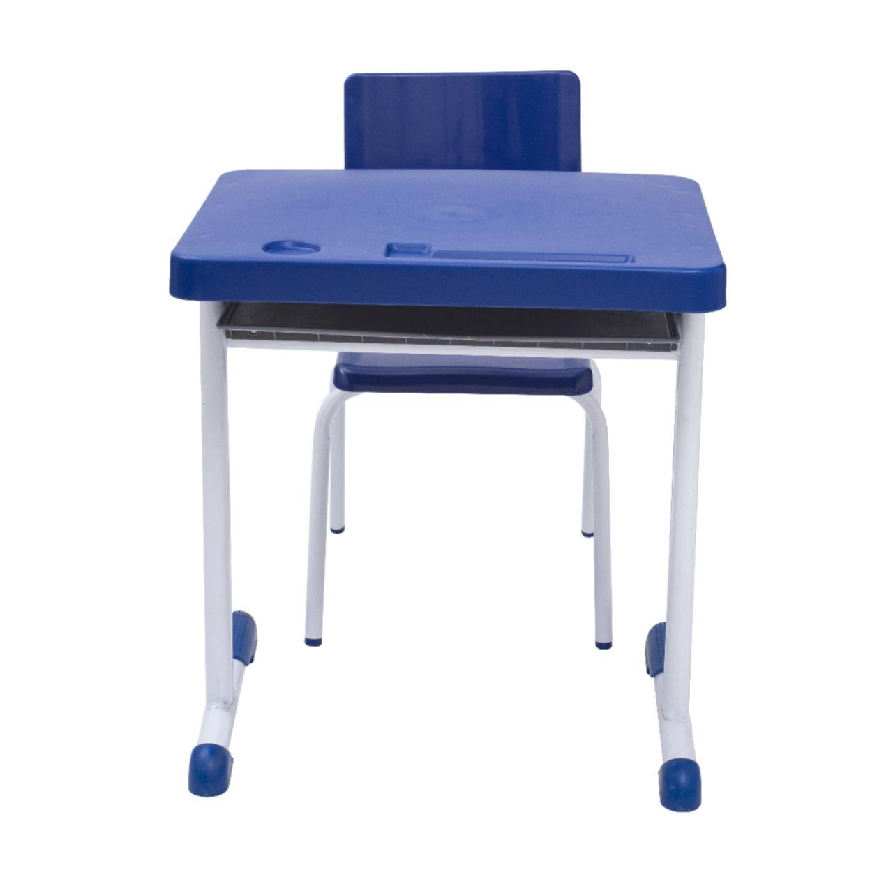 Kit Escolar Individual AZUL – (Mesa e Cadeira) – INFANTIL 03 a 06 Anos 41089 - Imagem 4
