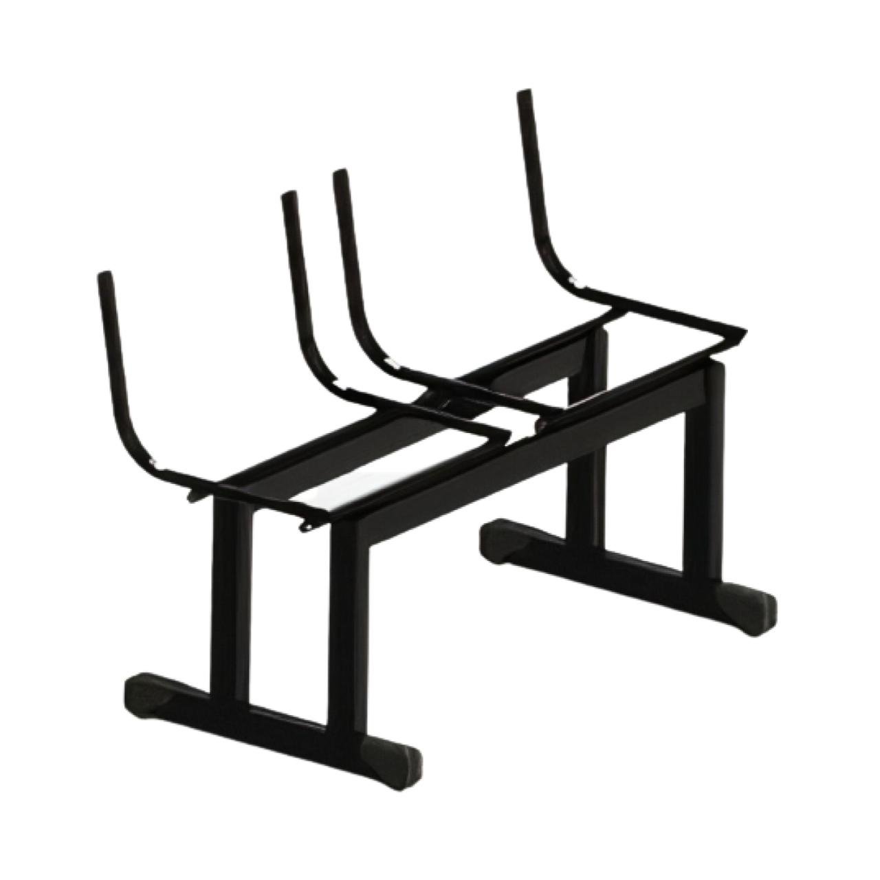 Estrutura da Longarina de 02 Lugares PLÁSTICA - Preta - 38039