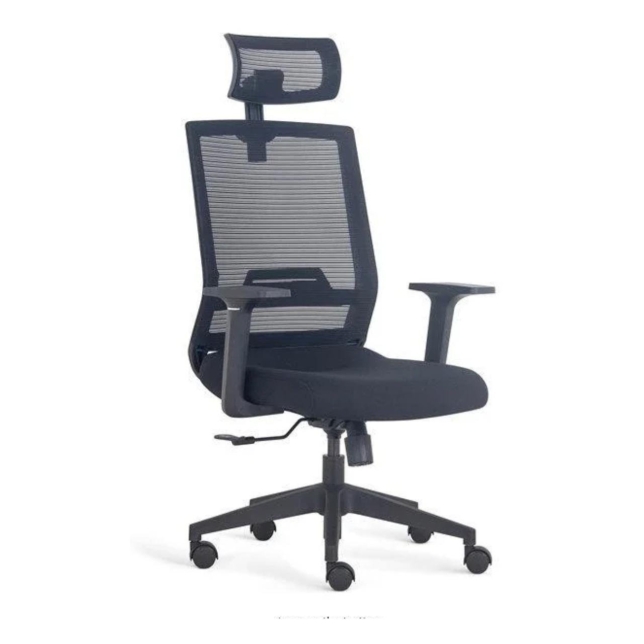 Cadeira Escritório Presidente Tela Berlim - PMD - Cor Preto - 30050