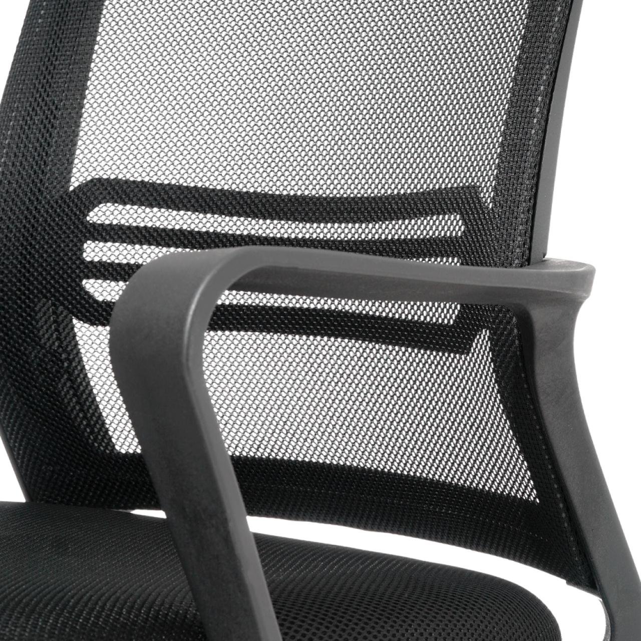 Cadeira de Escritório Diretor Tela JOY - Cor Preto - 34007 - Imagem 6