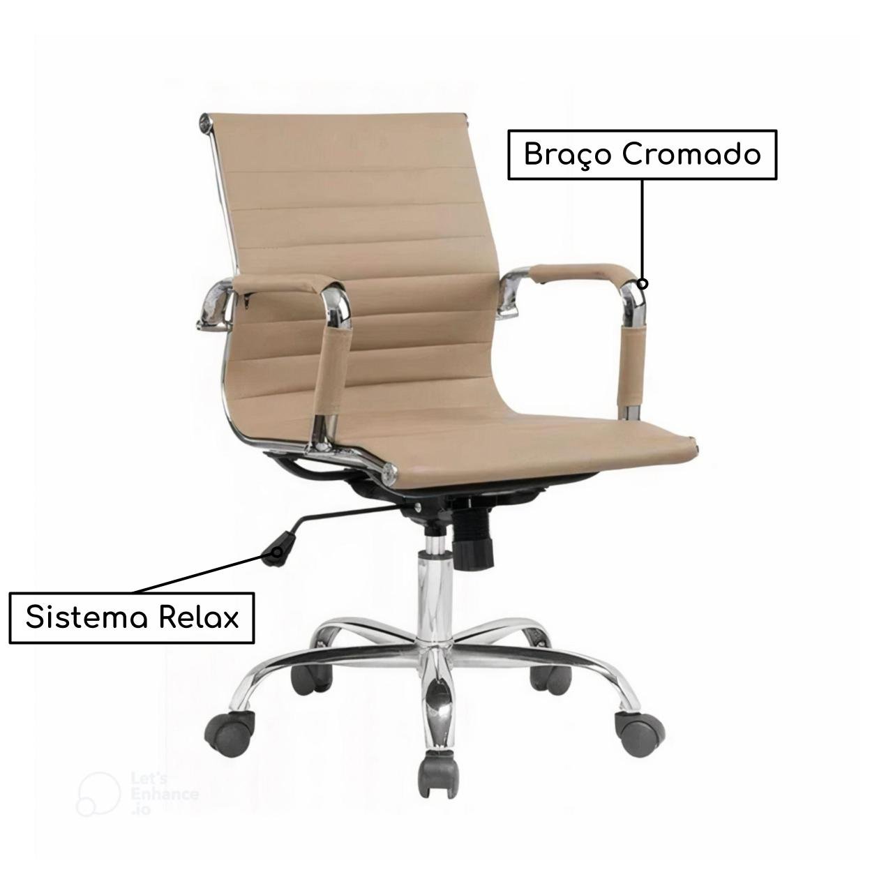 Cadeira DIRETOR Charles Eames Esteirinha FENDI - PMD - 32890 - Imagem 3