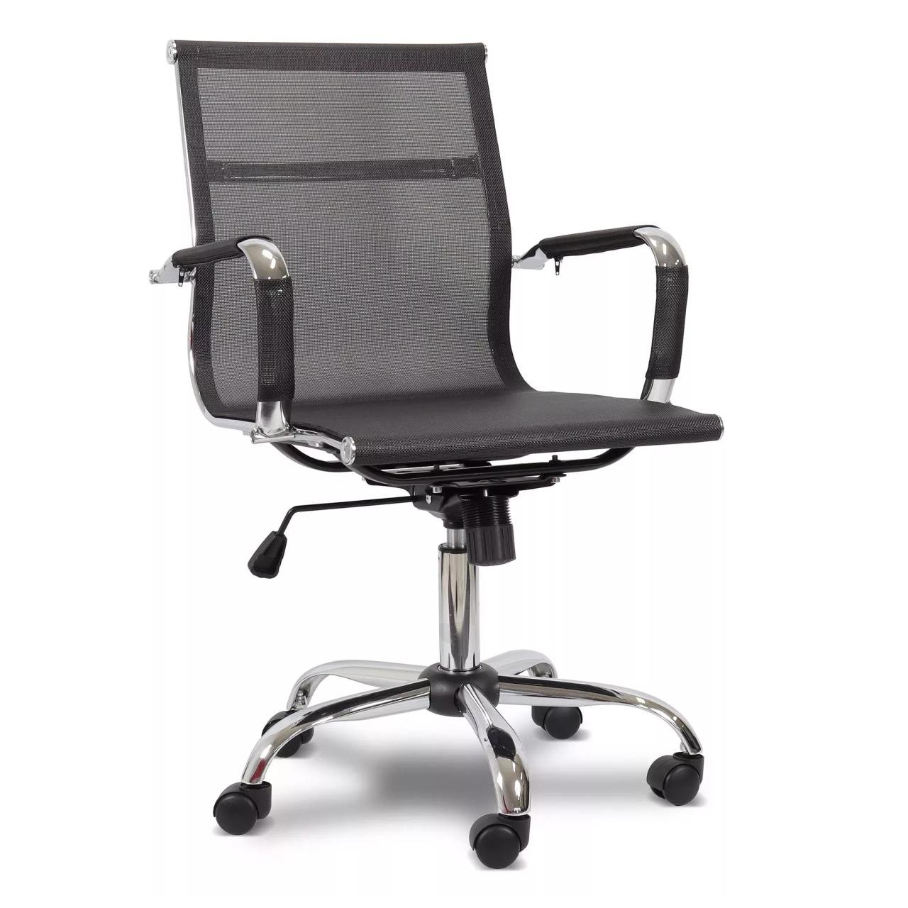 Cadeira DIRETOR TELA Charles Eames Esteirinha - COR PRETO - PMD - 32877