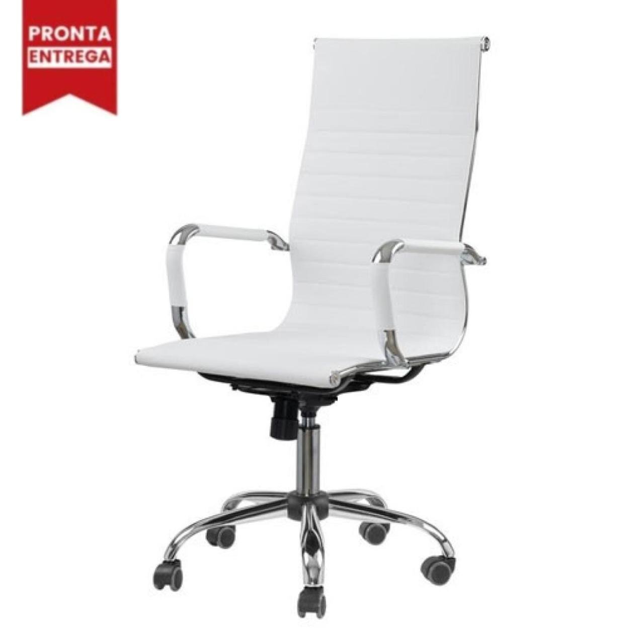Cadeira PRESIDENTE Charles Eames Esteirinha - COR BRANCO - POLLO MÓVEIS - 32875 - Imagem 3