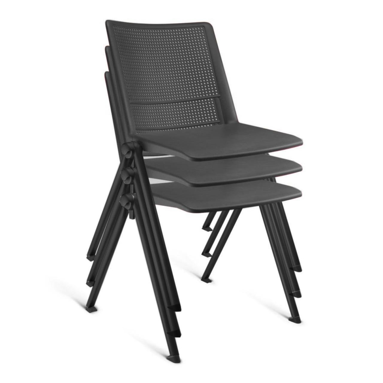 Cadeira de Escritório (Empilhável) Interlocutor ATLAS - Cor Preto - PMD - 88755 - Imagem 2