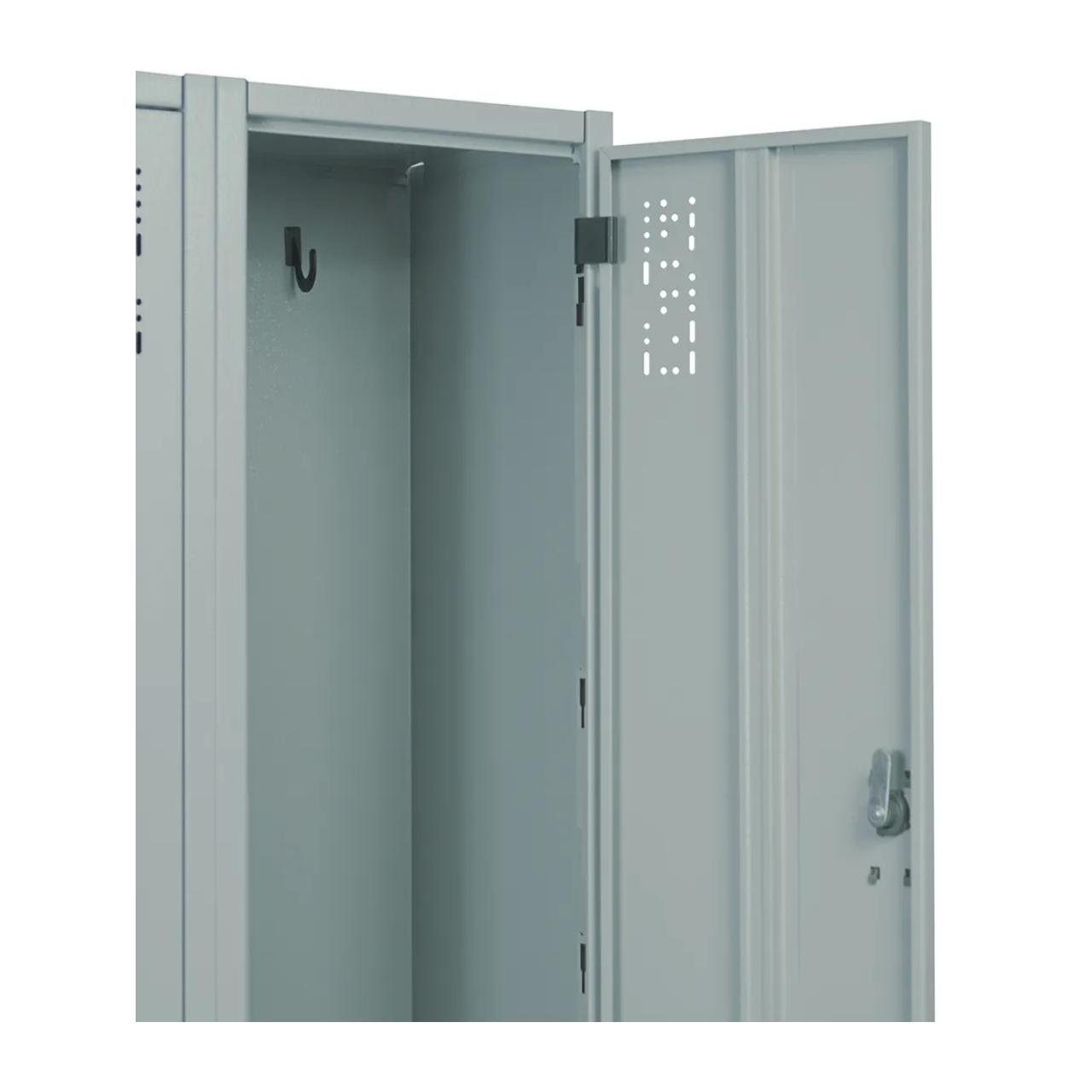 Roupeiro de Aço com 04 PORTAS GRANDES - 1,84x0,64x0,35m - CZ/CZ - W3 - 10912 - Imagem 7