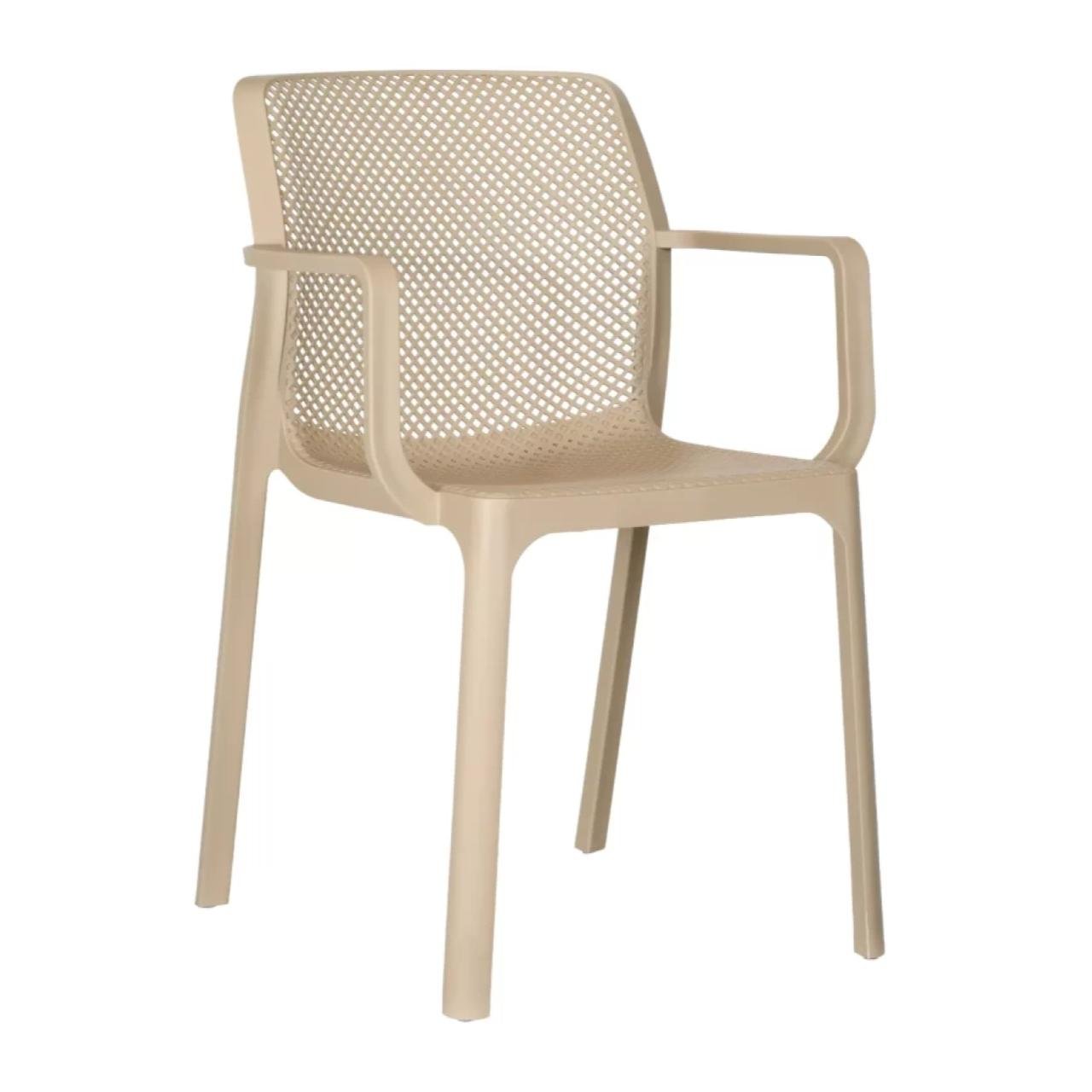 Cadeira Interlocutor ASTARION Polipropileno - COR FENDI - Pollo Móveis - 37000