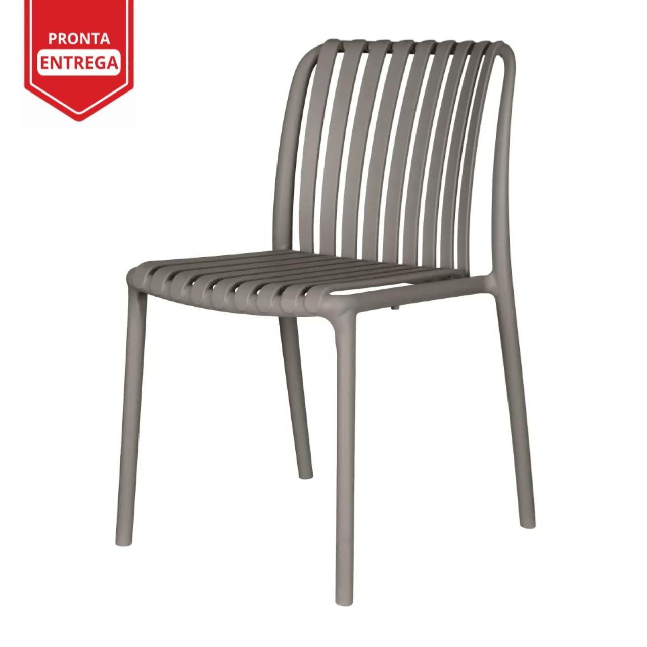 Cadeira Interlocutor VANCOUVER POLIPROPILENO - COR CINZA - Pollo Móveis - 37005 - Imagem 3