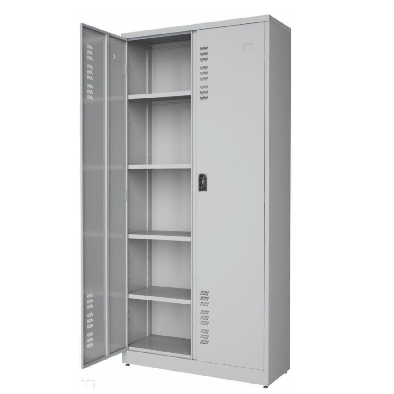 Armário de Aço POP c/ Portas - PA 90 - CHAPA GROSSA # 22 - 1,98x0,90x0,40m - W3 - CZ/CZ - 18010