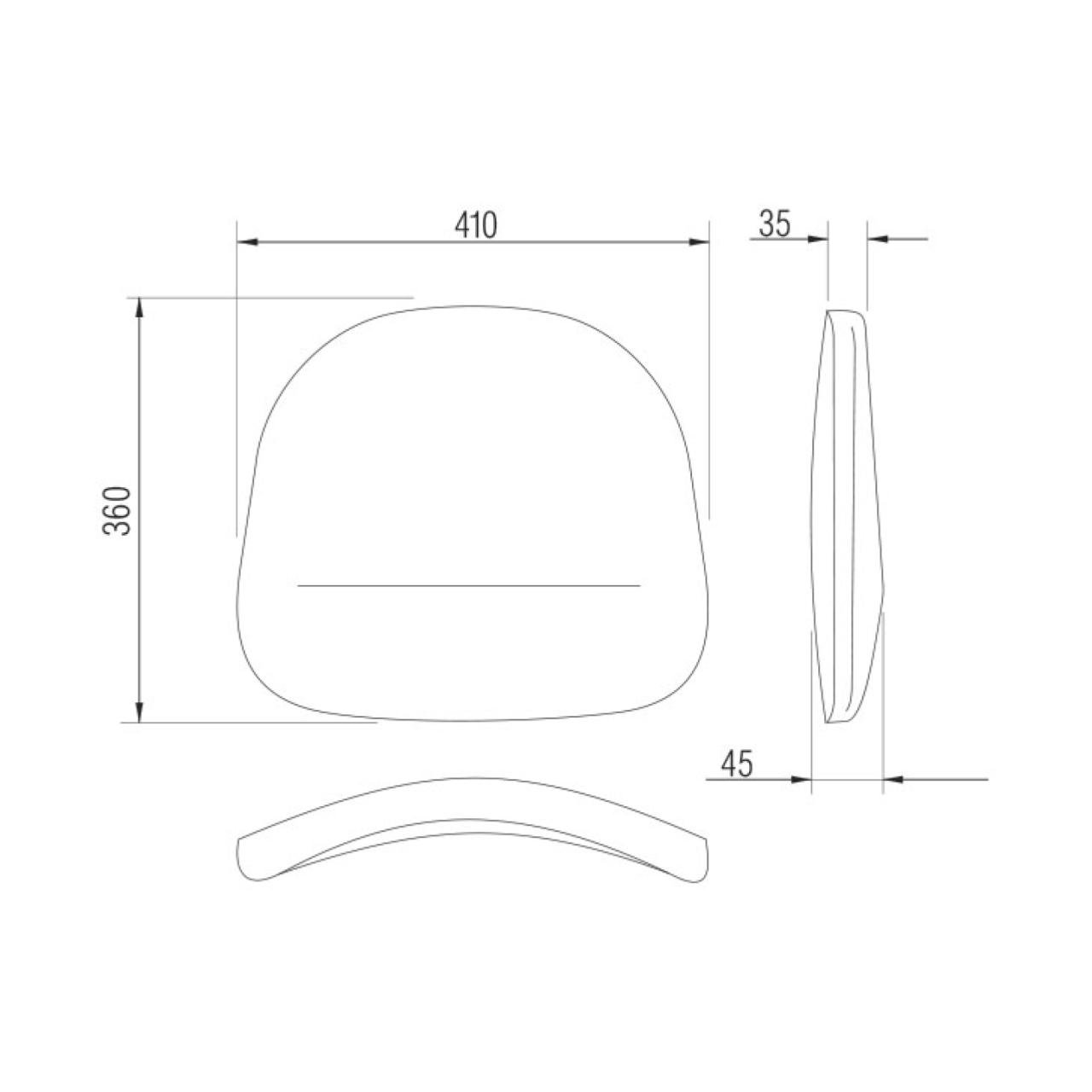 Espuma ENCOSTO Executiva COSTURADA- 99009 - Imagem 2