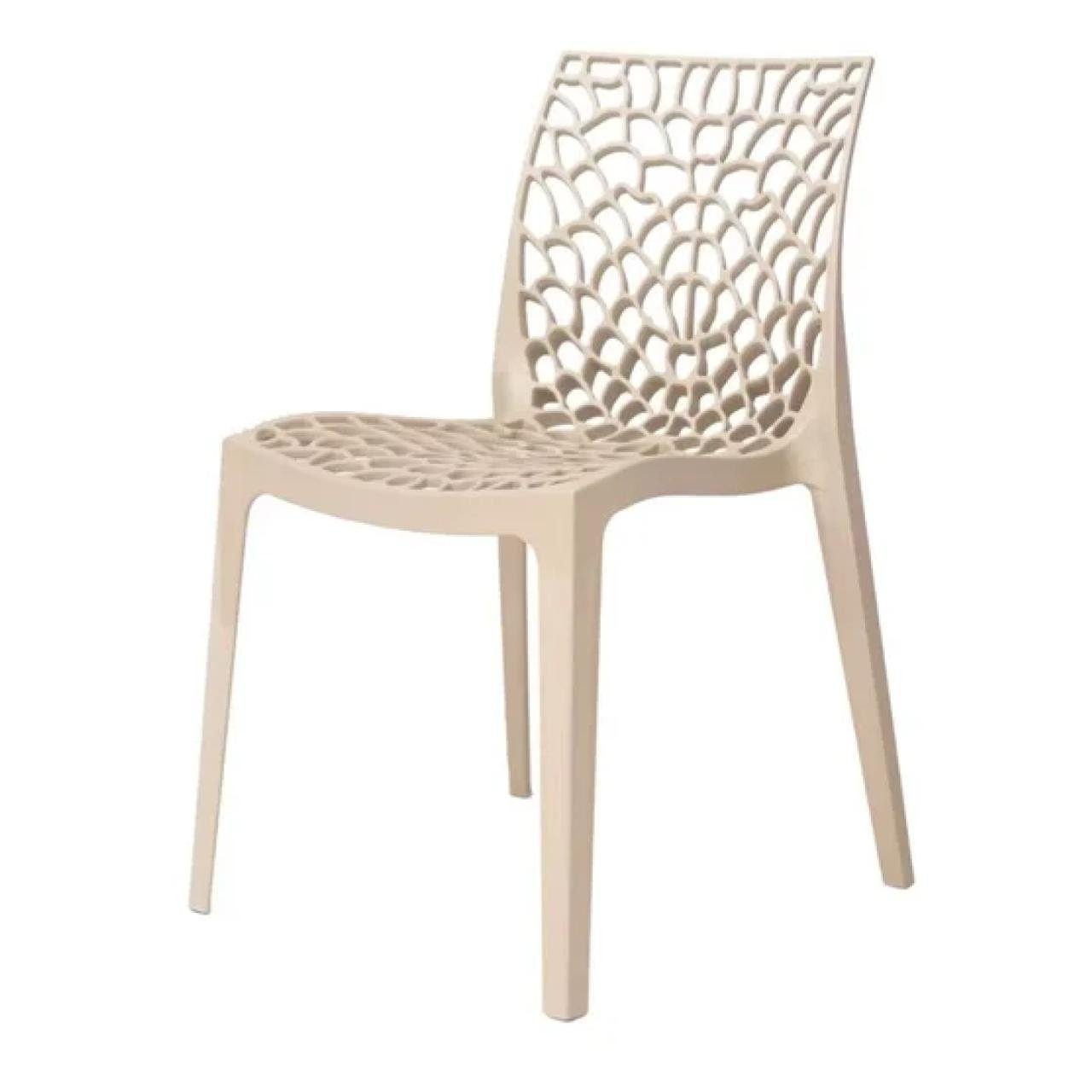 Cadeira Interlocutor GRUVYER para Escritório ou Jantar - Polipropileno - Cor FENDI - 48007 - Imagem 2