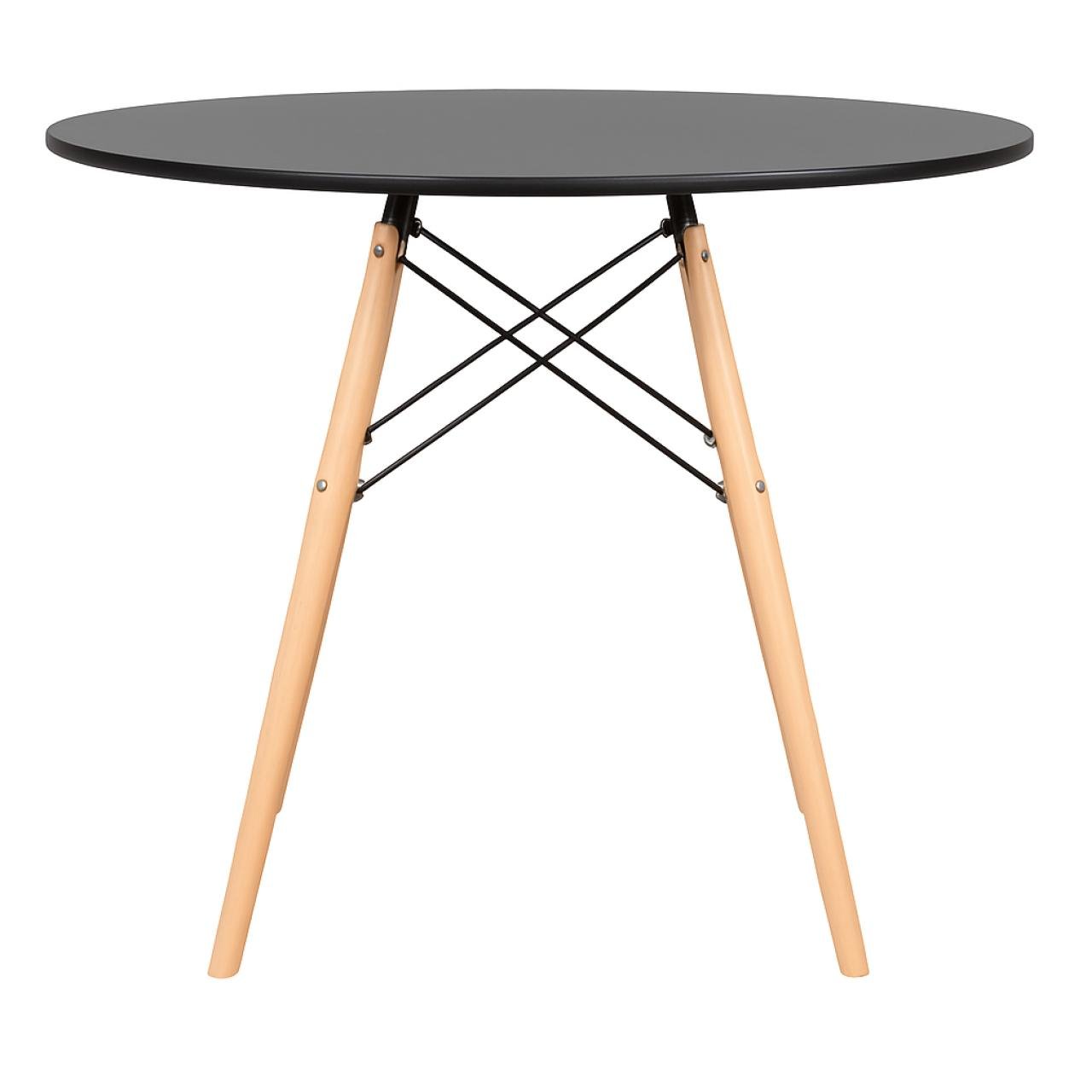 Mesa Residencial Redonda EIFFEL 0,90M - PRETO - 45112 - Imagem 2