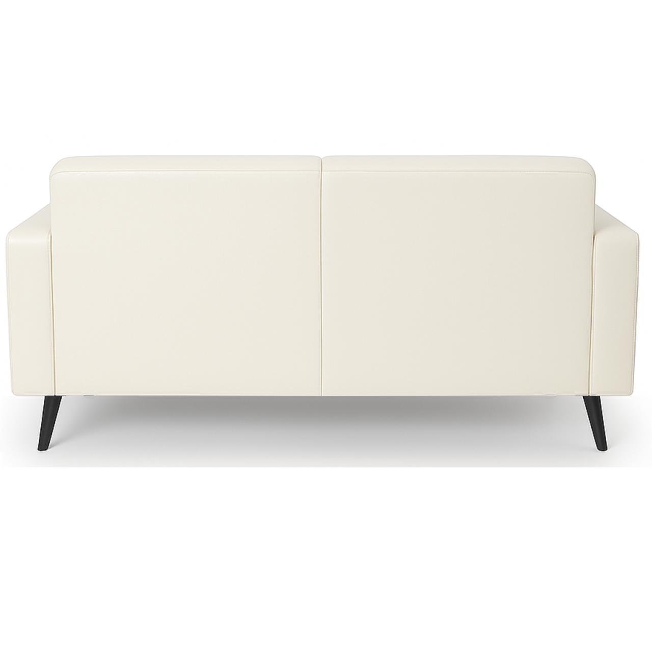 Poltrona para Escritório ROMA 03 Lugar - Corino - Cor NUDE - 60072 - Imagem 3