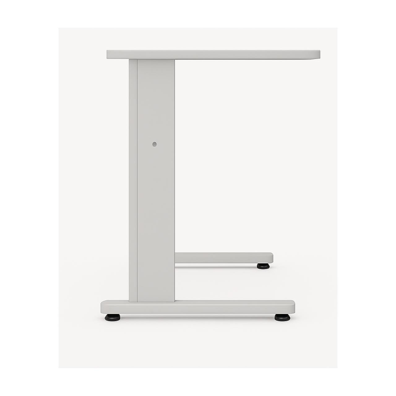 Mesa Escritório 0,80x0,60m - JOB - CINZA/CINZA - 43087 - Imagem 3