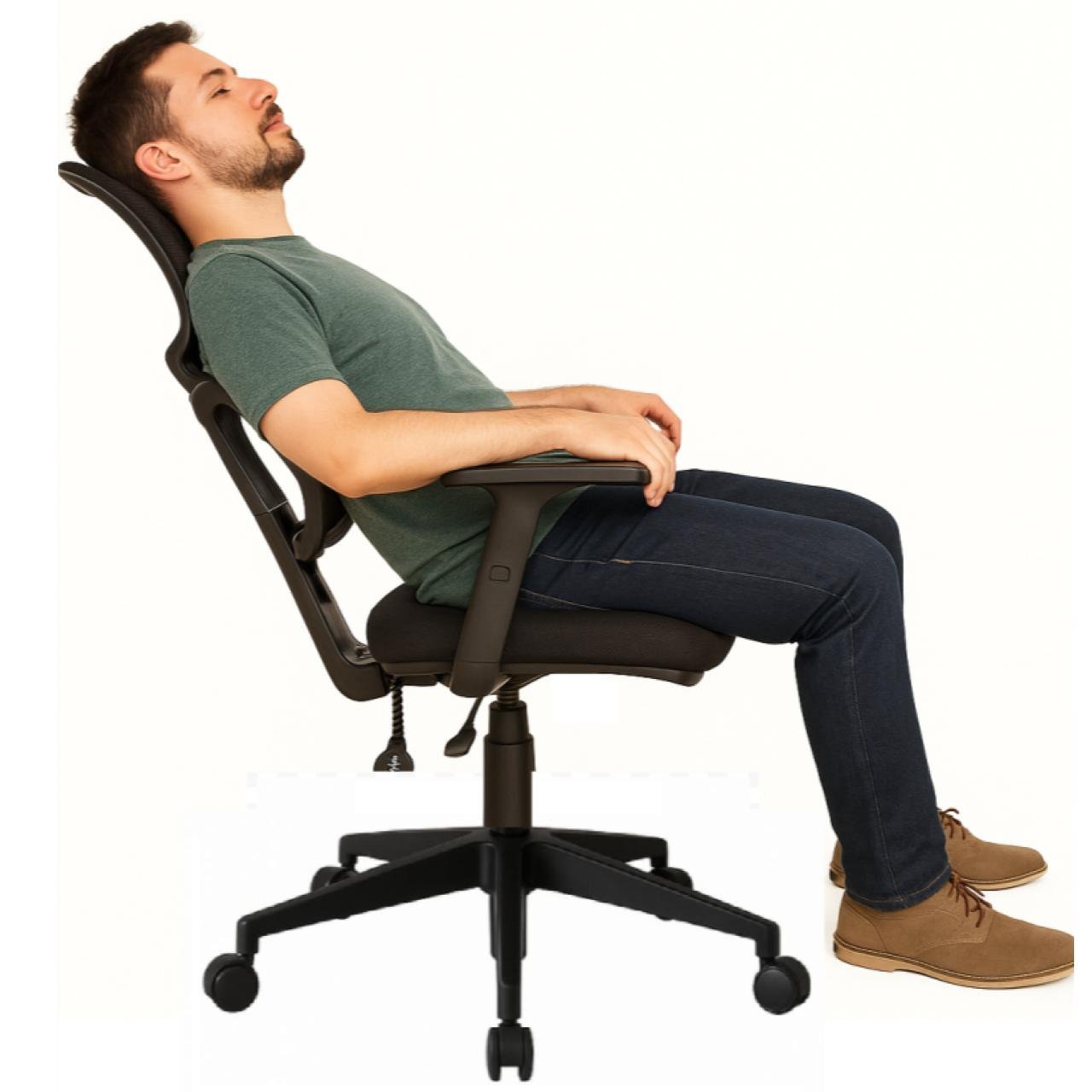 Cadeira de Escritório Tela PRYUS Back System - Cor Preto - 20099 - Imagem 7