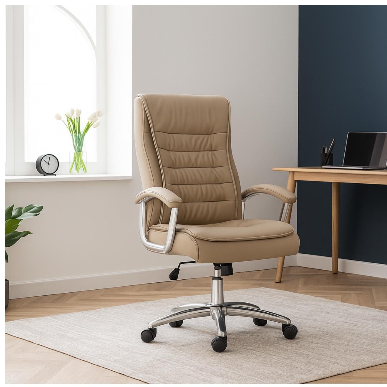 Poltrona Presidente LUXO c/ mola Ensacada – COR FENDI - 30061 - Imagem 7