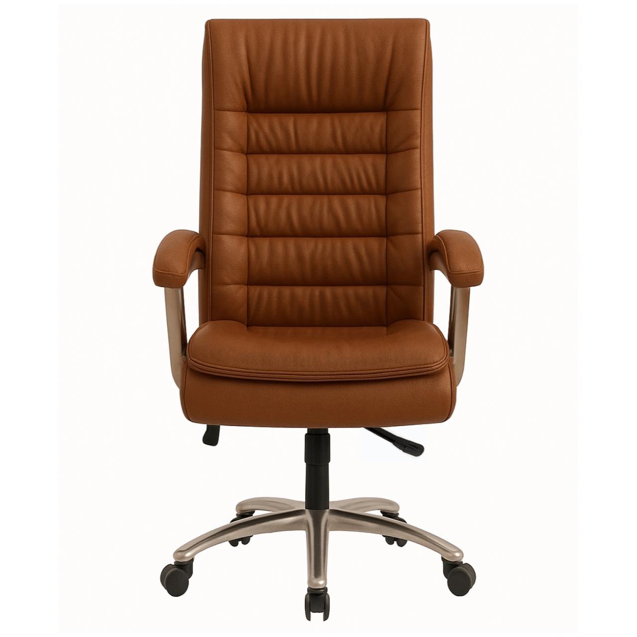 Poltrona Presidente LUXO c/ mola Ensacada – COR CARAMELO - 30059 - Imagem 3