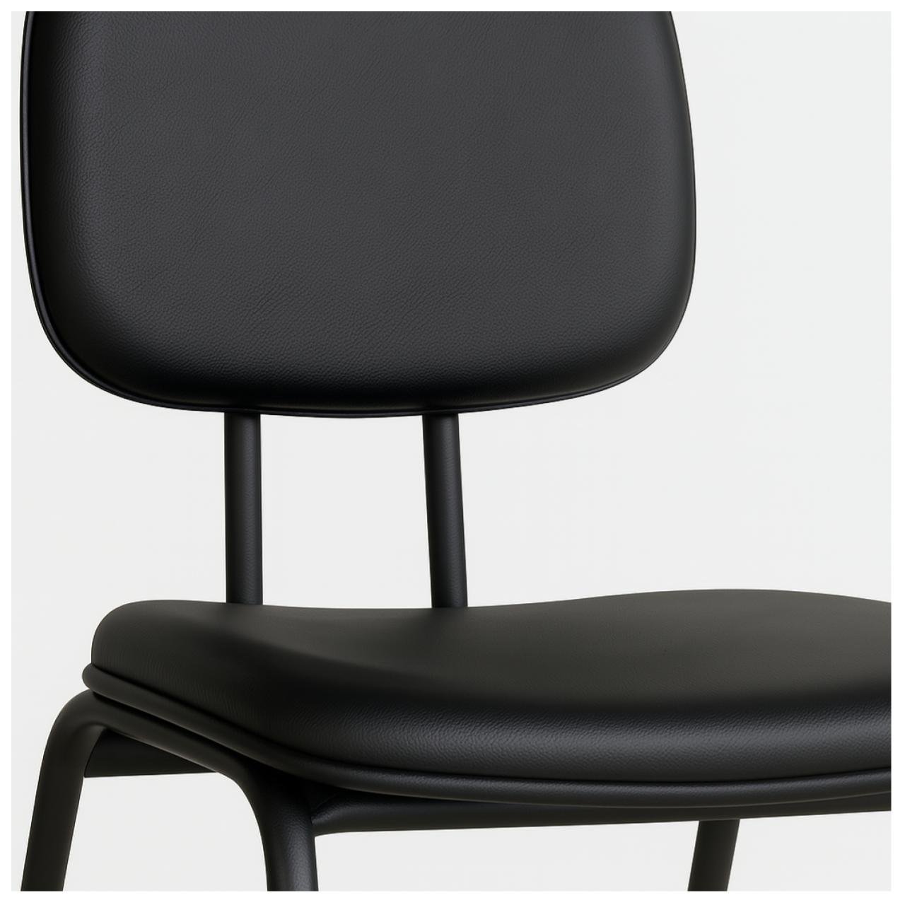 Cadeira Secretária 04 pés - Cor Preto - PMD - 31102 - Imagem 5