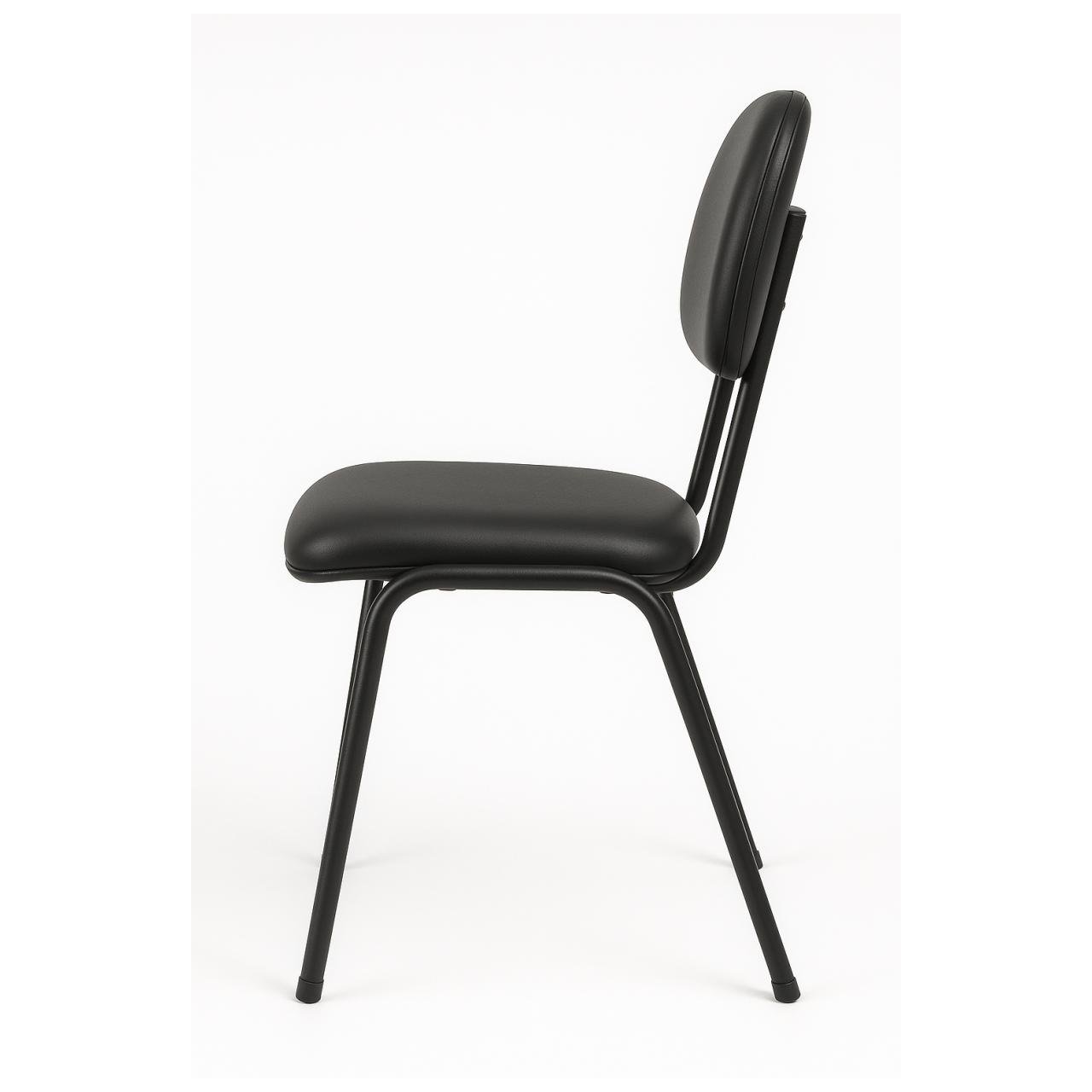 Cadeira Secretária 04 pés - Cor Preto - PMD - 31102 - Imagem 2