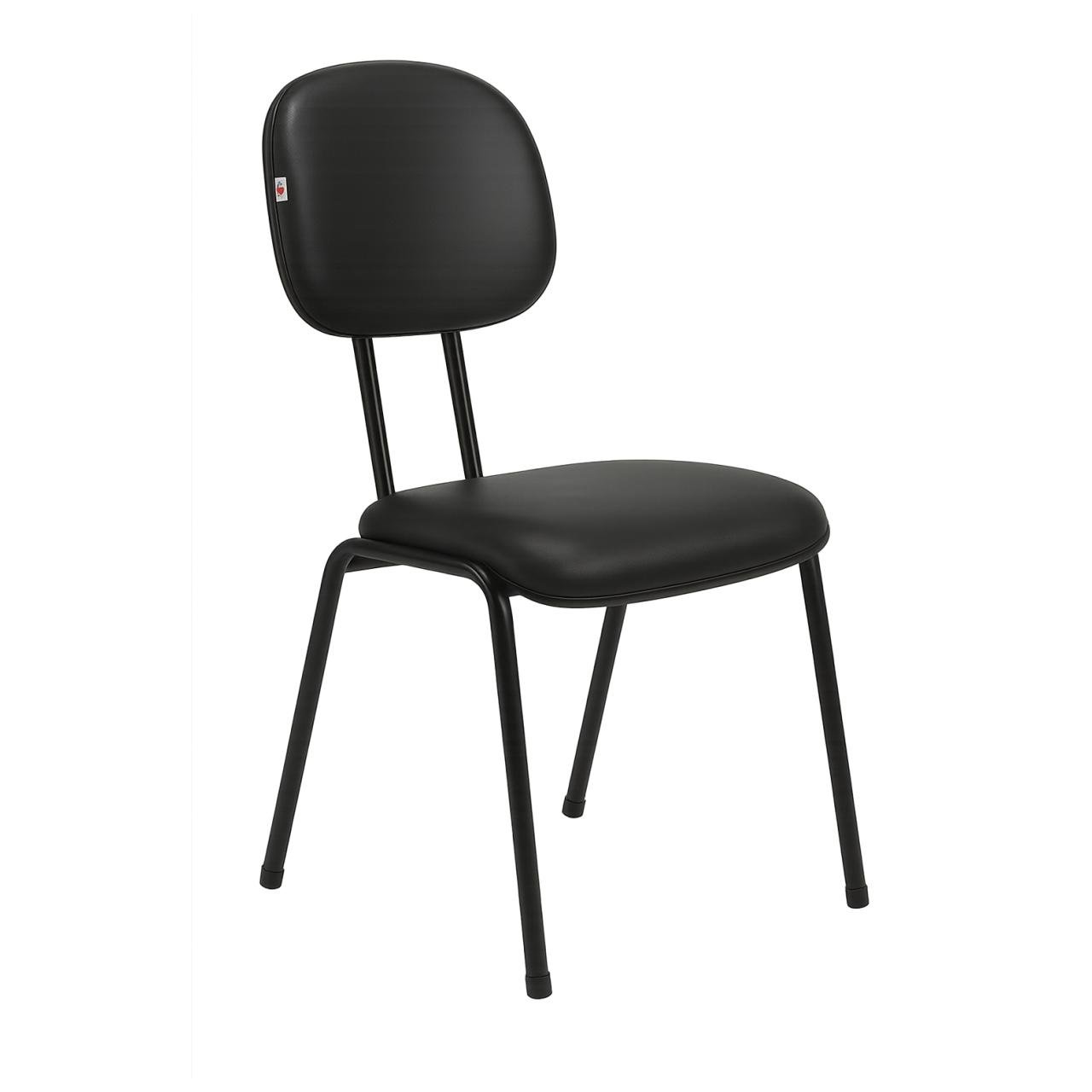 Cadeira Secretária 04 pés - Cor Preto - PMD - 31102 - Imagem 4