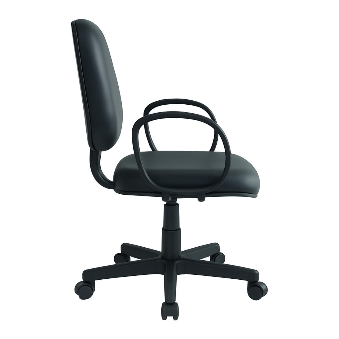 Cadeira Diretor LISA Giratória com Braços - Corino Preto - 30201 - Imagem 3