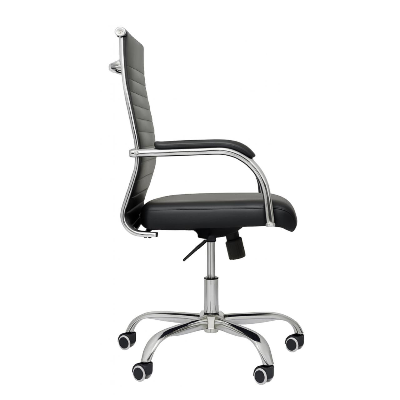 Cadeira de Escritório Diretor LONDON Giratória - Corino Preto - 31094 - Imagem 3