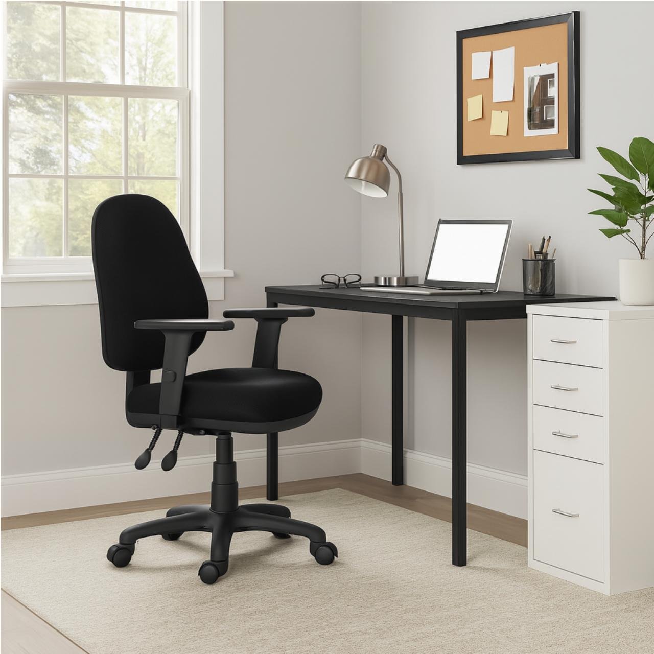 Cadeira de Escritório Ergonômica AXYS - Cor Preta - 20091 - Imagem 9