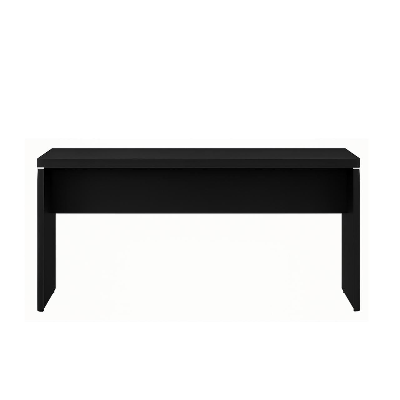 Mesa Escritório 1,20x0,60m - S/ Gavetas - PRETO/PRETO - 26005 - Imagem 2