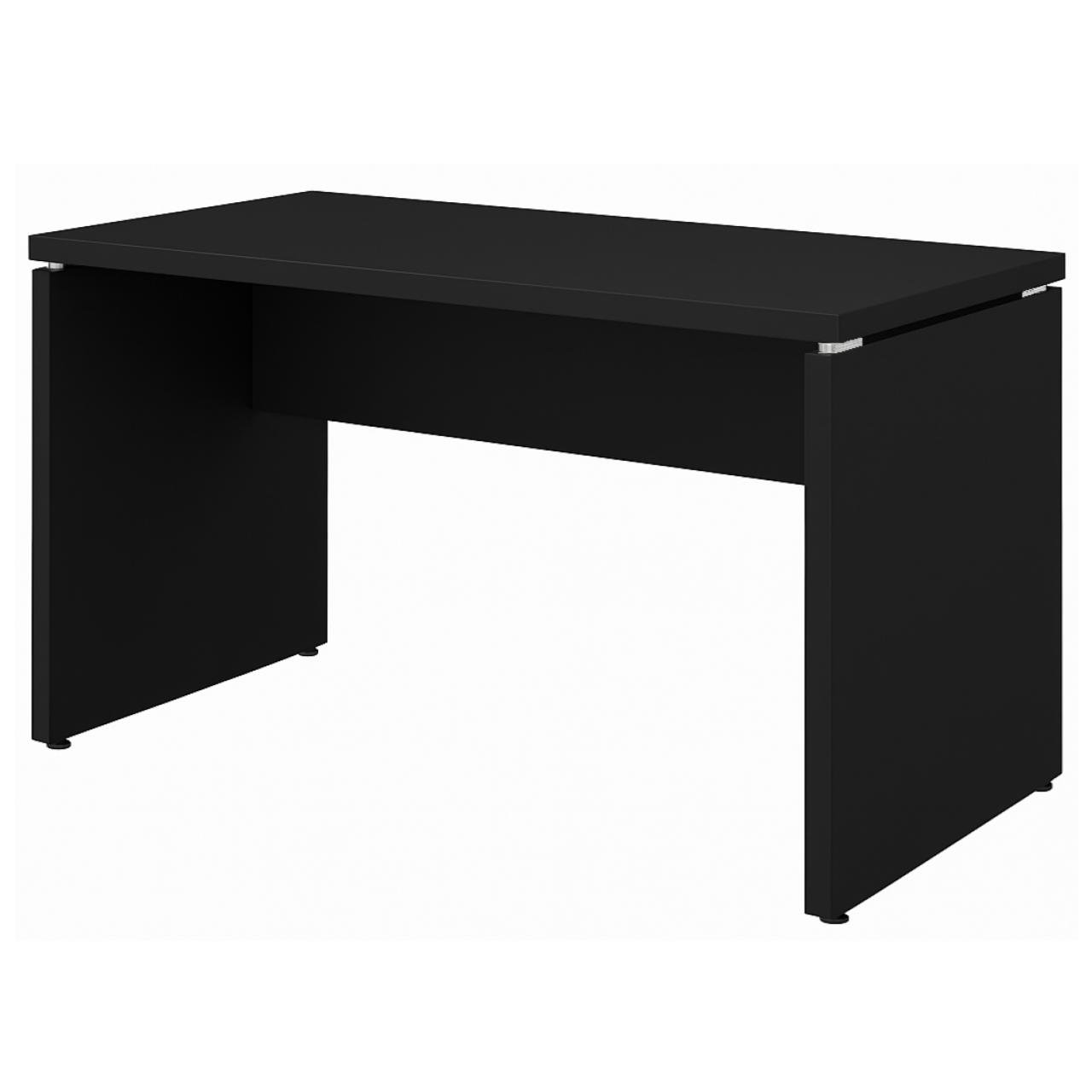 Mesa Escritório 1,70x0,70m - S/ Gavetas - PRETO/PRETO - 26007 - Imagem 4