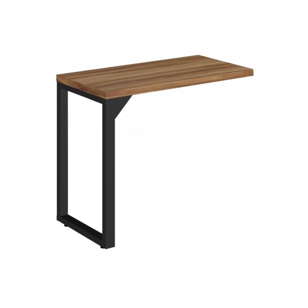 Mesa AUXILIAR SIMPLES PÉ QUADRO 0,90m NOGAL SEVILHA / PRETO - 24419