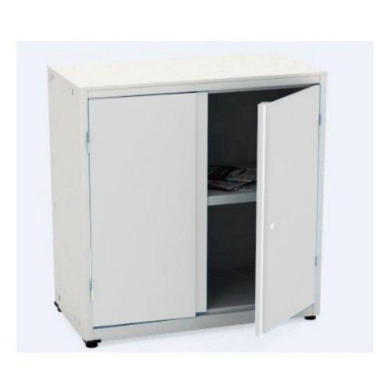 Armário de Aço PA-100 - 0,84x0,80x0,40m - CHAPA 26/24 - CZ/CZ - PANDIN - 12008 . - Imagem 4