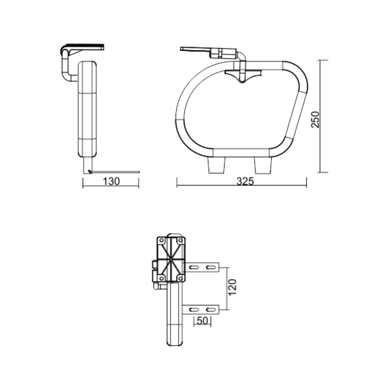 Carteira Universitária Diretor Escamoteável - Cor Preta - 32007 - Imagem 3