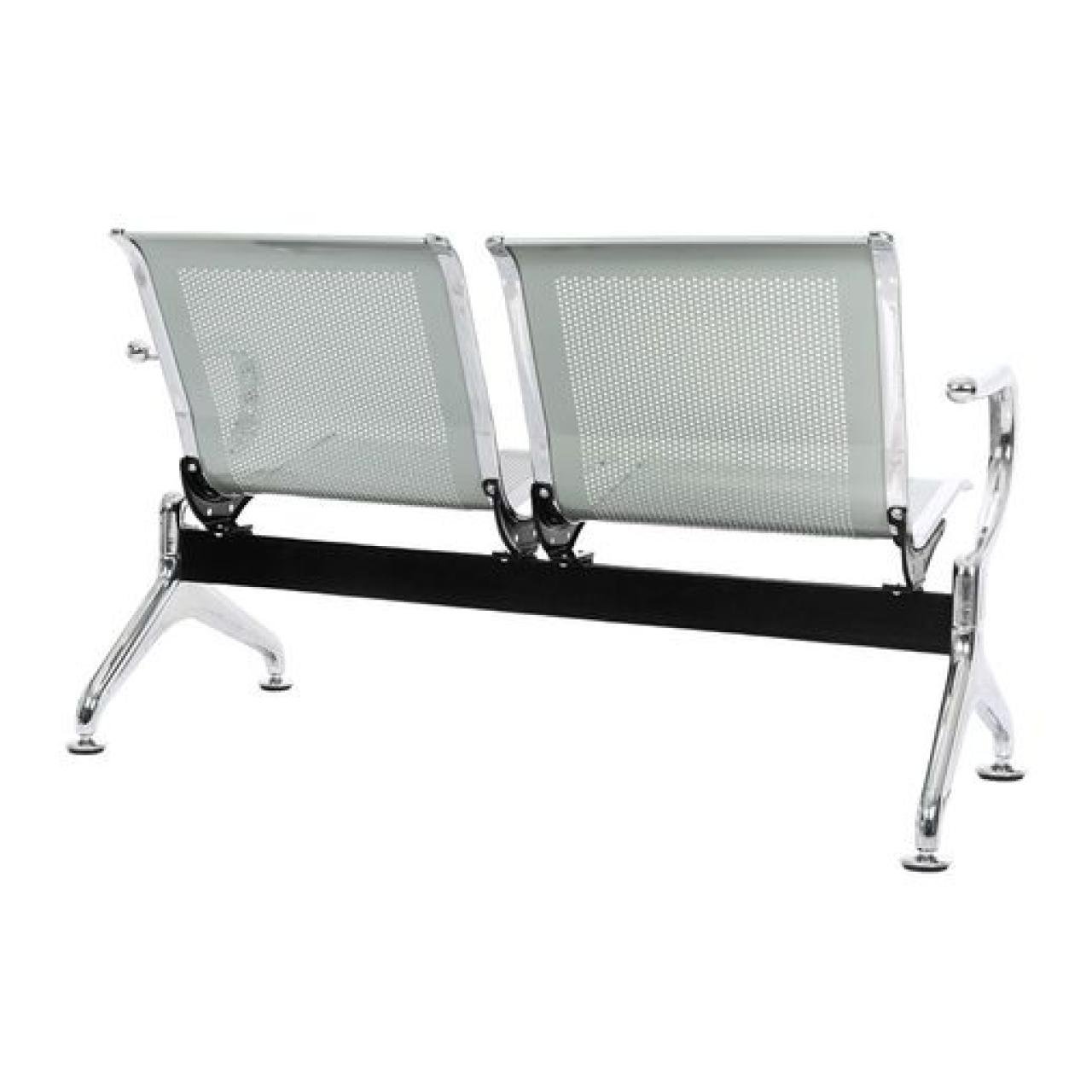 Longarina AEROPORTO com 02 Lugares - Cor Cromada 33107 - Imagem 4