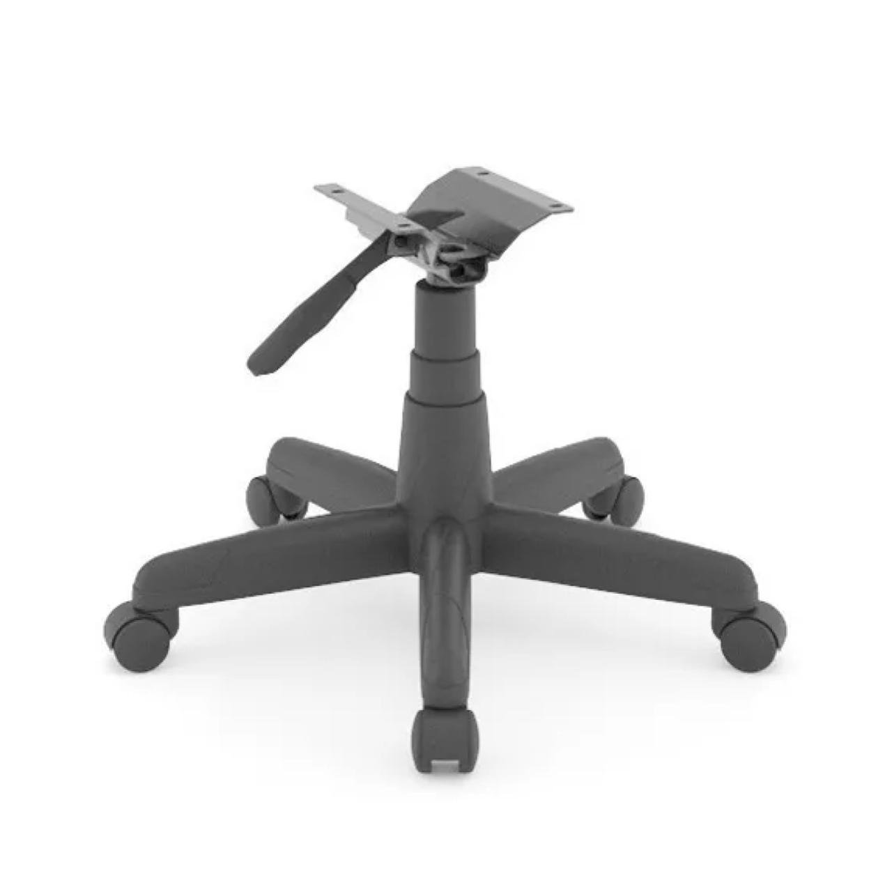 Base Giratória Secretária sem "L" Preta - PMD - 42103