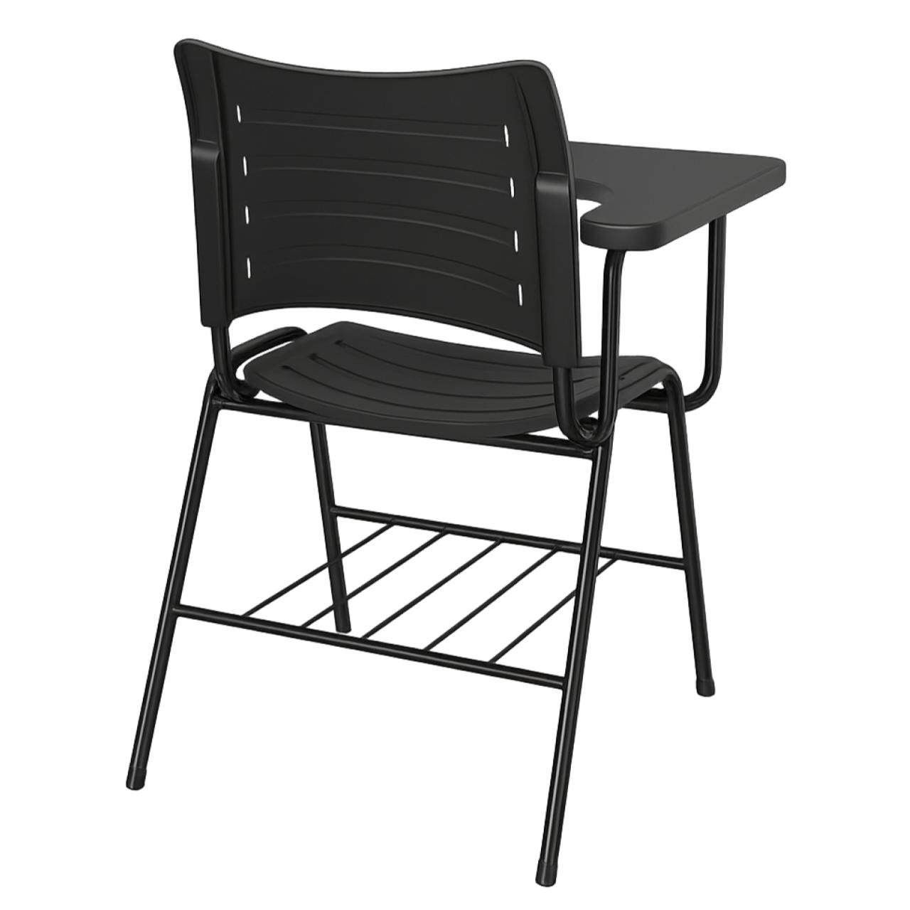 Cadeira Universitária Plástica Prancheta PLÁSTICA - MRPlast Preto - 34130 - Imagem 3