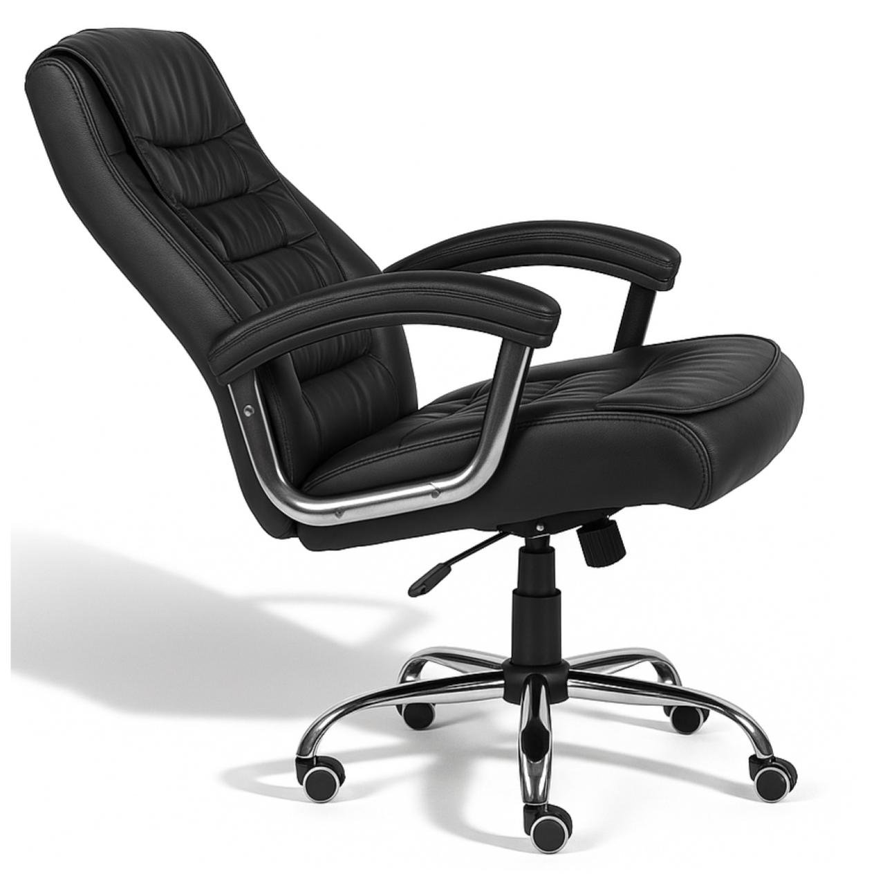 Poltrona LUXO IMPORTADA Concha Dupla Syncron - Couríssimo Preto - 30017 - Imagem 6